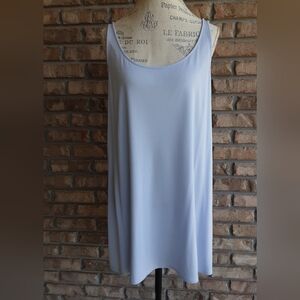 Eileen Fisher 100% Silk Sleeveless Base Layer Top.